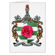 Heraldry of the Red Rose Greeting Cards