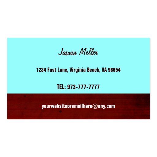 Herb Business Cards -Color Changeable (back side)