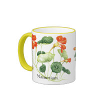 Herb Garden Series - Nasturtium mugs
