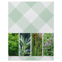 Herb plants blank flyer