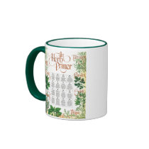 Herb Primer mugs by eBrushDesign Herb Primer mugs