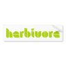 Herbivore Bumper Sticker