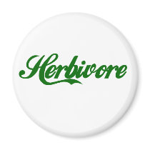 Herbivore Refrigerator Magnet