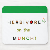 Herbivore on the Munch Mousepad by allinharmony Herbivore on the Munch Mousepad