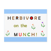 Herbivore on the Munch Postcard