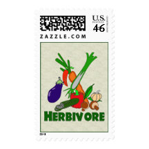 Herbivore Postage Stamps