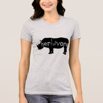 Herbivore- Rhino Tshirts