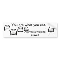 Herbivore, Vegetarian, Vegan Bumper Sticker