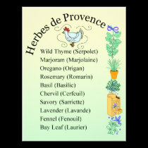 Herbs de Provence Sign invitations
