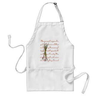 Herbs, Spices & Chives Cooking Apron apron