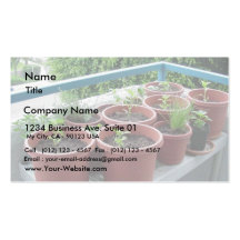 Herbs Spices Peppers Home Garden Business Card Templates