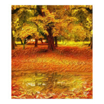 Herbstwald posters