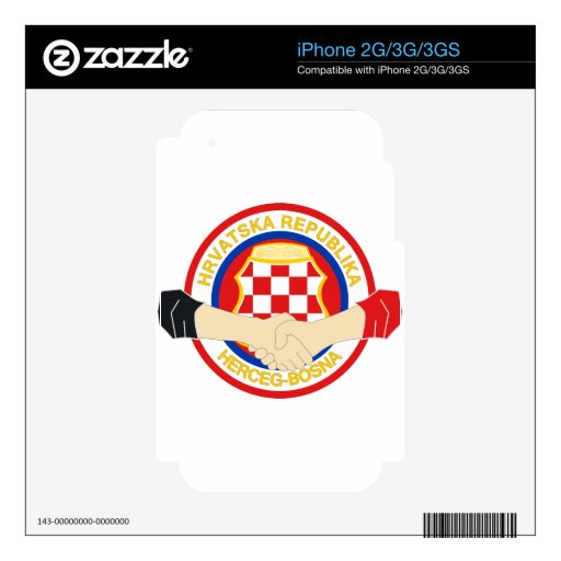 Herceg Bosna, Rukovanje Decal For iPhone 2G