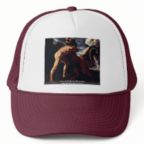 Hercules Destroyed The Lion Of Nemea Mesh Hat