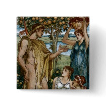 Hercules & the Nymphs Button