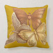 Herd of Butterflies Throw Pillow