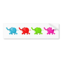 herd of elephants bumper stickers