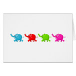 Herd of Elephants Greeting Card