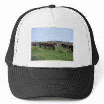 Herd of Horses - Logan County, Kansas Trucker Hats
