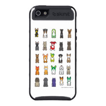 Herding Group Dog Breed Cartoons iPhone 5 Case