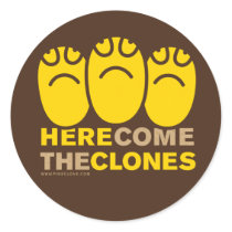 HERE COME THE CLONES pineclone sticker by avipaulweinstein HERE COME THE CLONES pineclone sticker