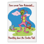 Here Comes Peter Rottentail! greeting card