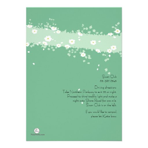 Here Comes the Bride Bridal Shower Invitation