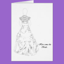 Here Comes the Bride cards