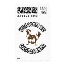 Here comes the chupacabra postage by hardcore07 Here comes the chupacabra postage