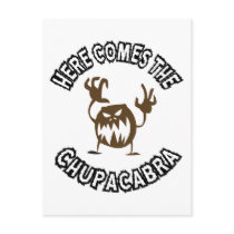 Here comes the chupacabra postcards