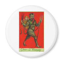 Here comes the Krampus! magnets