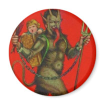 Here comes the Krampus! magnets