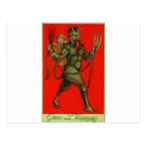 Here comes the Krampus! postcards
