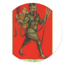 Here comes the Krampus! stickers