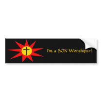 Here Comes the SON! bumper stickers by Clarence_Jones Here Comes the SON! bumper stickers