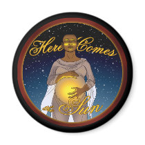 Here Comes the Sun magnets by HyelPochi Here Comes the Sun magnets