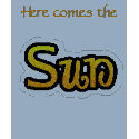 Here Comes the Sun Tee "Blue" t-shirts by Ejcool Here Comes the Sun Tee "Blue" t-shirts