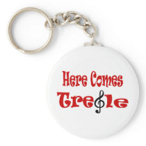Here Comes Treble Keychain