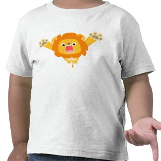 Here comes Trouble (cartoon Lion) children T-shirt shirt