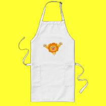 Here comes Trouble (cute cartoon Lion) apron