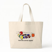 Here He Comes tote Canvas Bags