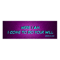 Here I Am (bookmark) - purple Business Card