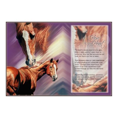 Here in my Heart E-Inspiration Print by fyrelyte