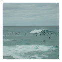 HERE IT COMES Surfing Poster posters