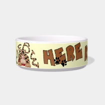 Here Kitty Kitty pet bowls