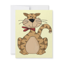 Here Kitty Kitty Custom Invitations