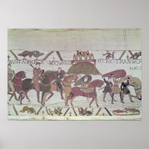Here they cross the River Couesnon Poster