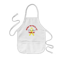Here To Pick Up Our Hero! (Customizable Name) Apron
