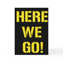 Here We Go Card