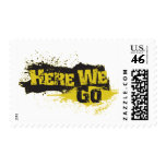 Here We Go Postage Stamp